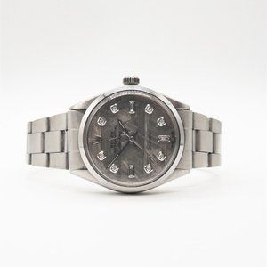 Rolex Men Airking Diamond Watch